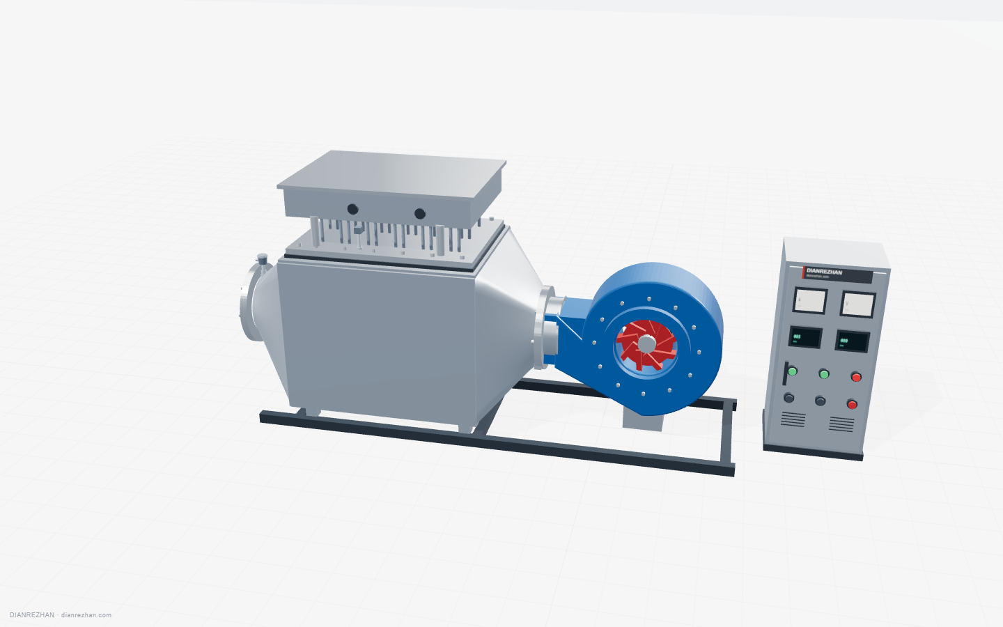 Duct Heater 3D assembly preview
